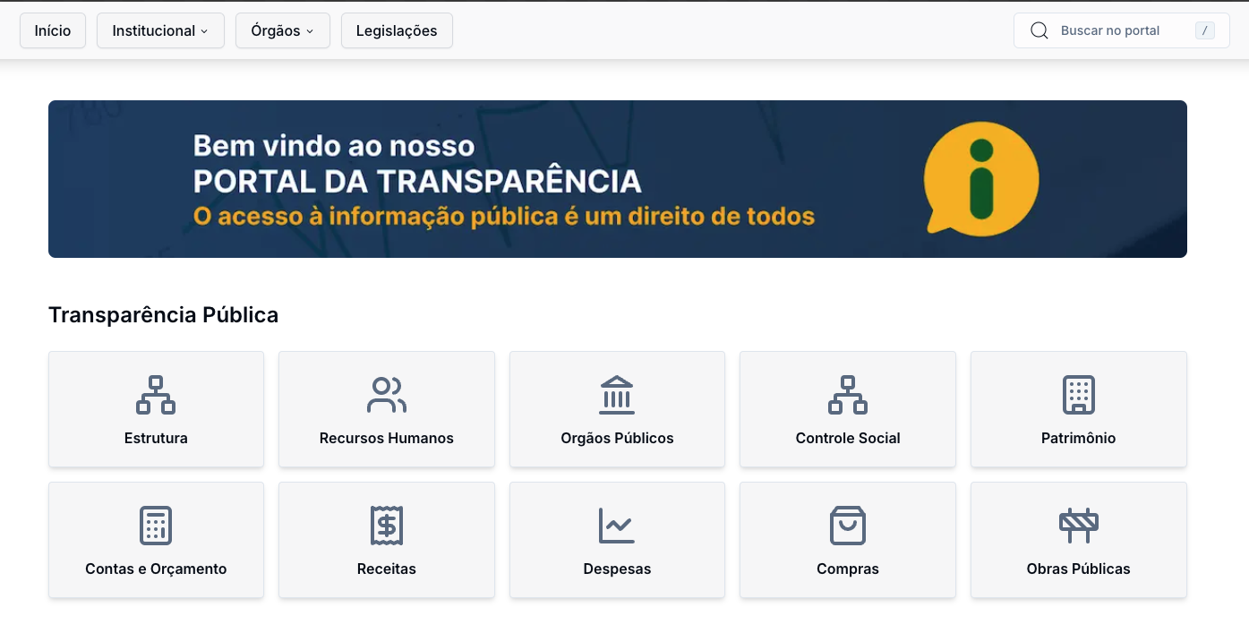 Planejamento | Portal da Transparência | Prefeitura Municipal de Pão de ...